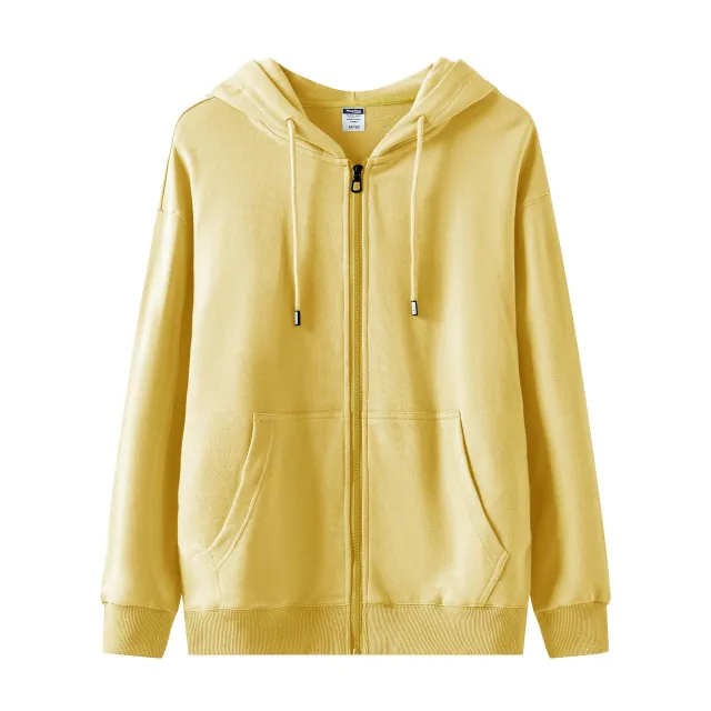 Top Youthful Campus Loose Pullover Coat Butterfly Yellow - Shop at LoveMi