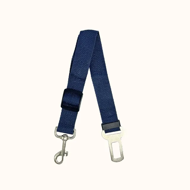 Pet Supplies Car Retractable Adjustable Safety Belt Navy Blue - Shop at LoveMi