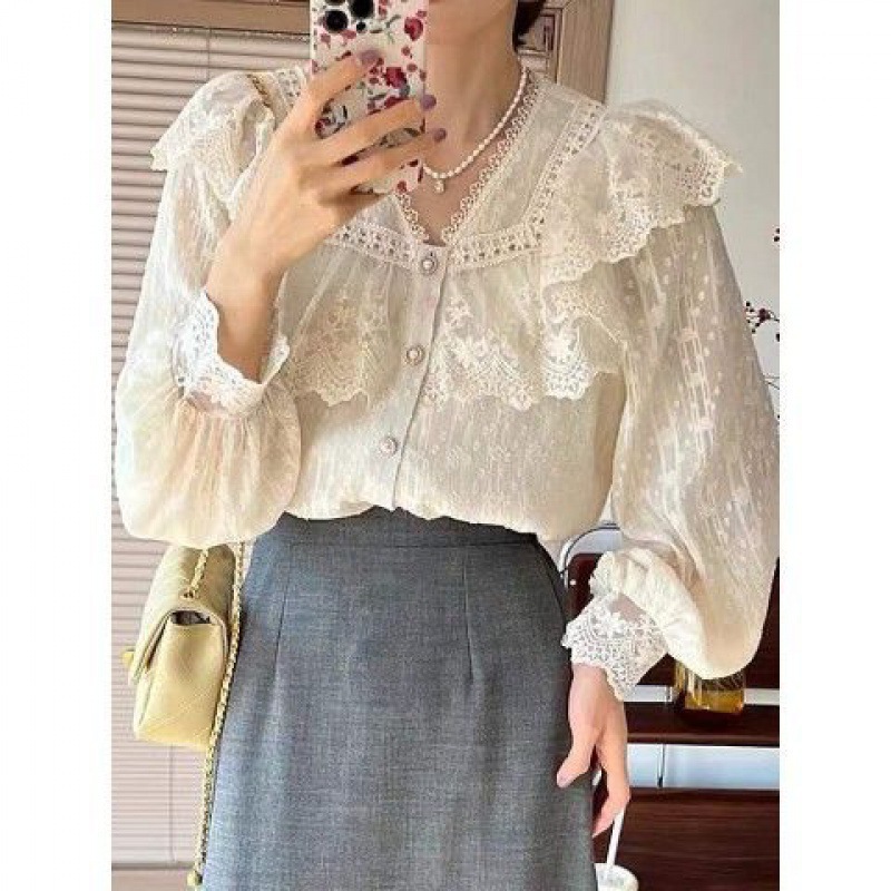 Spring And Summer Korean Style Gentle Sweet Shirt