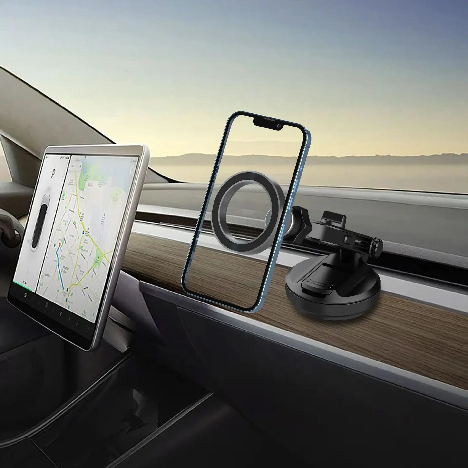 Telescopic Sucker Car Navigation Phone Holder