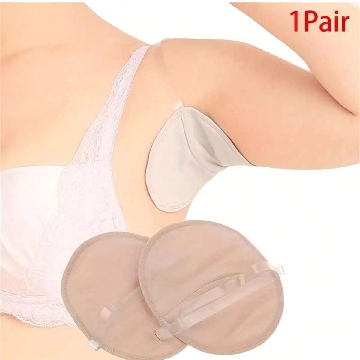 Washable Underarm Waterproof Sweat-absorbent Quick-drying Pad See-through Bra Straps Invisible Underarm Pad