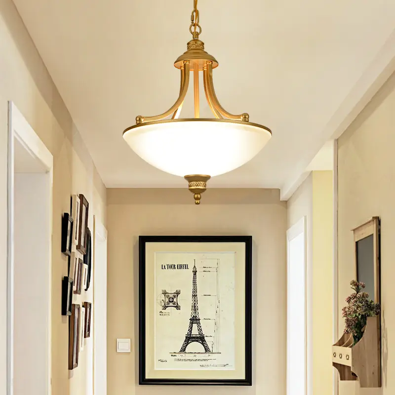 American-style Restaurant Chandelier Simple Single-head Design