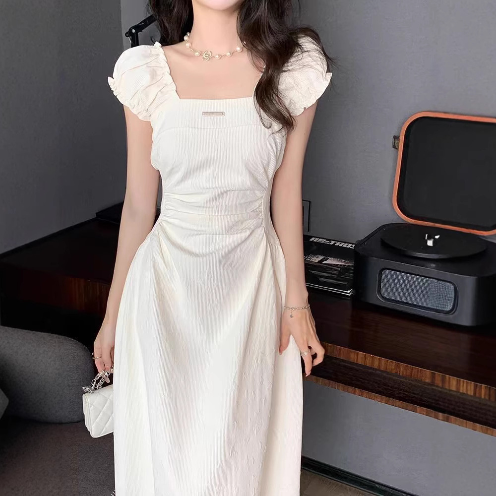 Square-neck New-style First-love Innocent Dress