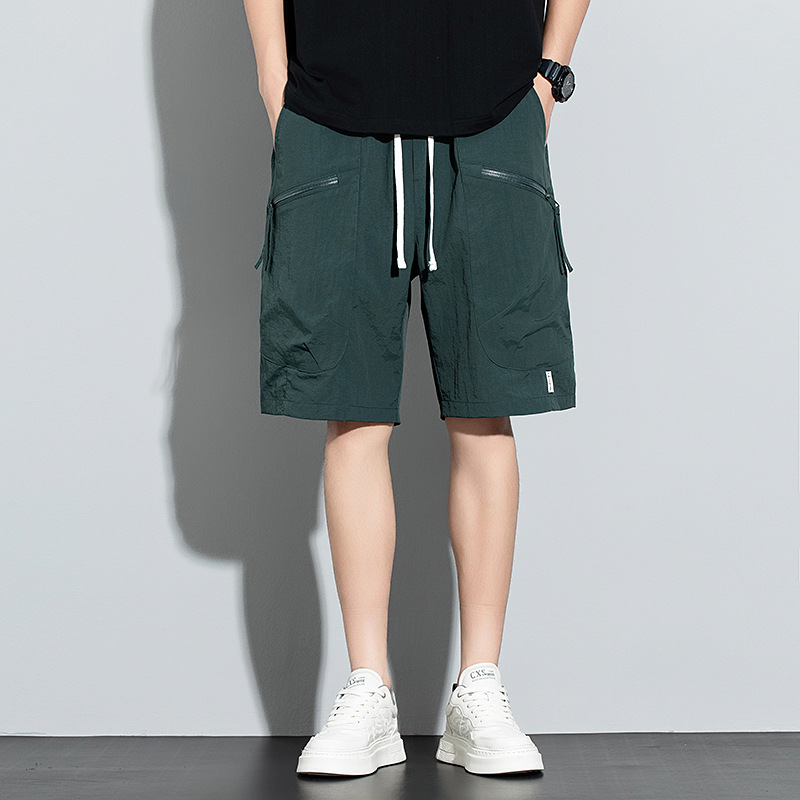 Men's Thin Loose-Fit Straight-Leg Casual Workshorts