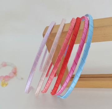 DIY Handmade Hair Accessories Colorful Narrow Goods Head Buckle Metal Thin Headband