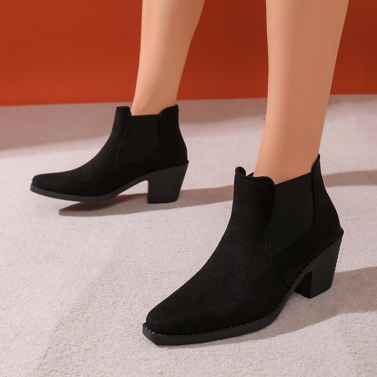 Ankle Boots Autumn British-style For Women Mid-length