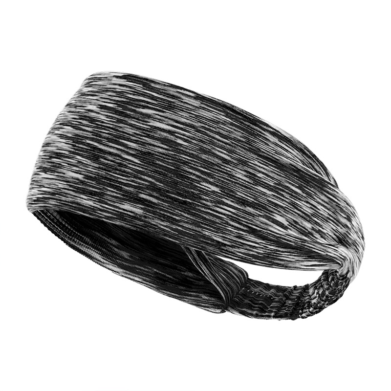 Wide Sweat-wicking Band For Sports Fitness, And Yoga