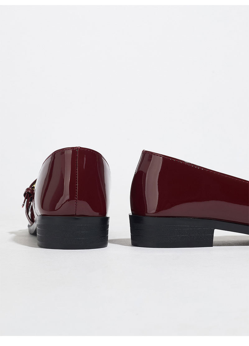 Leather Square Toe Shoes