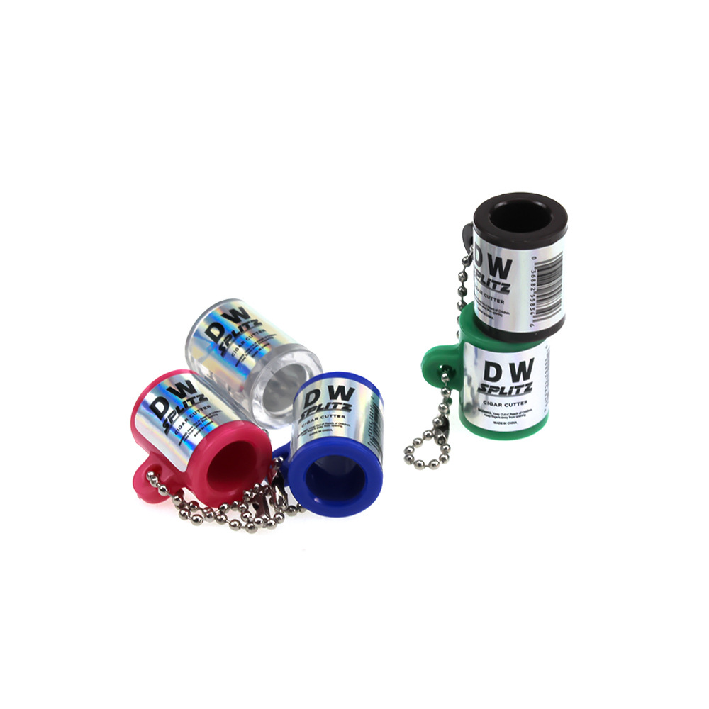 Portable Plastic Round Cigar Cutter Keychain - Image 13