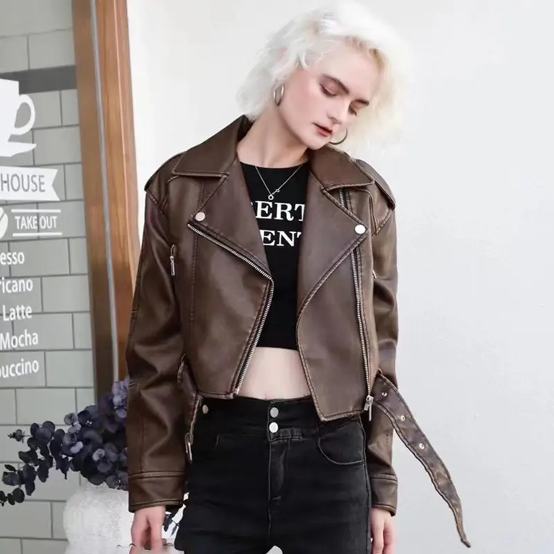 Hong Kong Style Retro Coat Women's Short