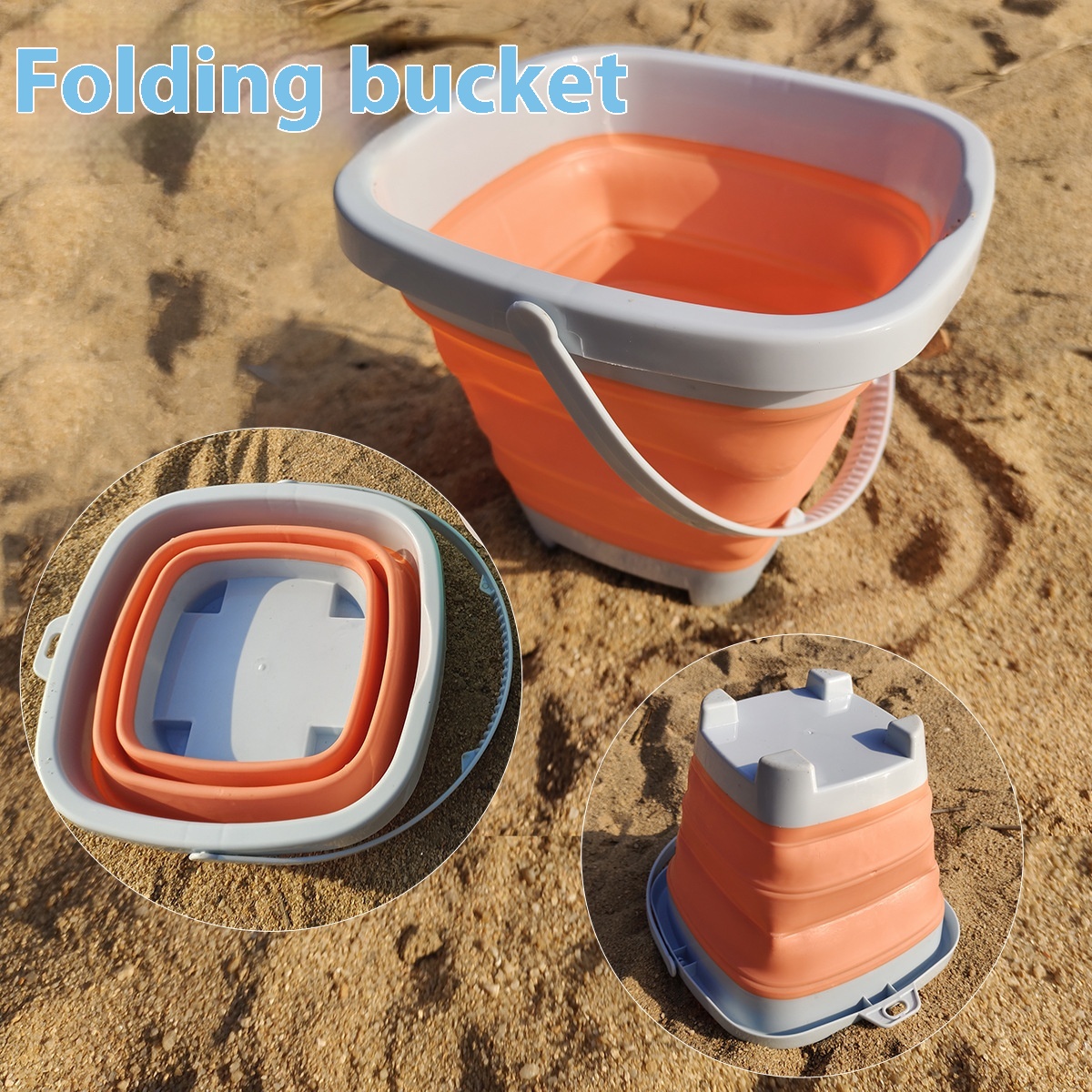 Orange Bucket Foldable