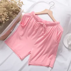 Pants Loose Plus Size Casual Cropped Pants - Face Powder-Xxl - View 1