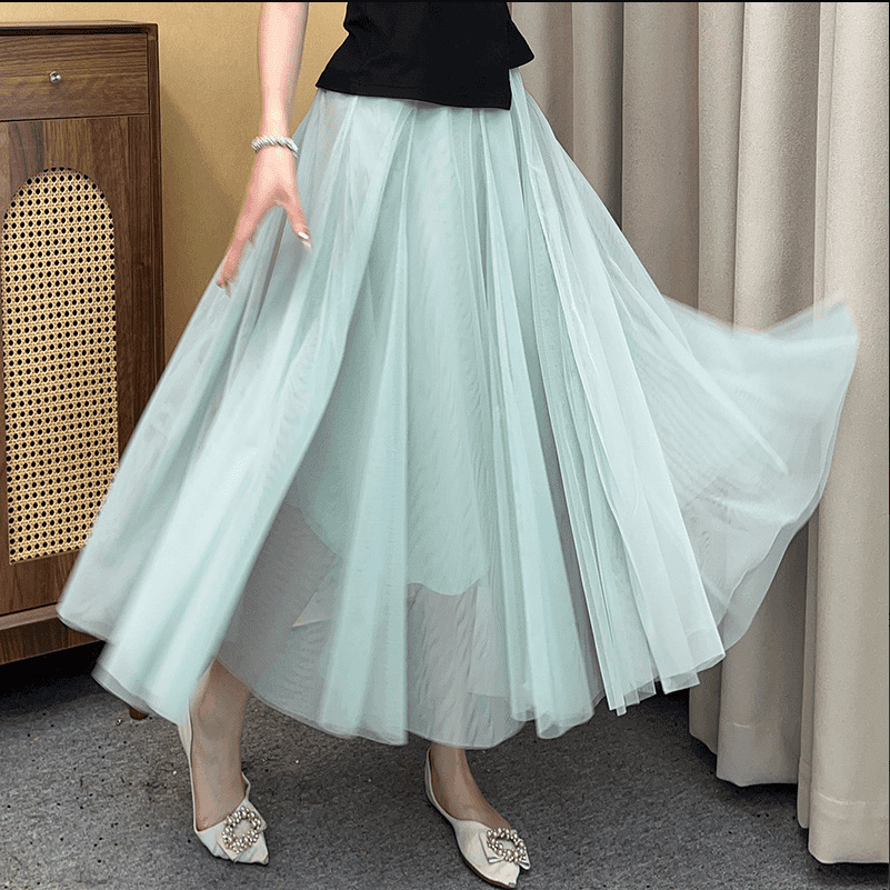 New High-end Mesh Skirt For Spring And Autumn