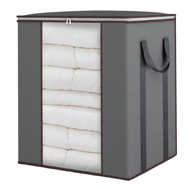 Large Capacity Organizer Storage Bags Handle Storage Moving Bag Single Gray - Shop at LoveMi