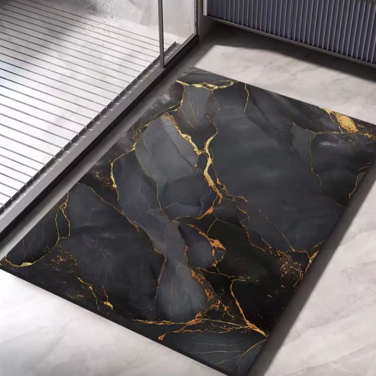 Non Slip Bathroom Floor Mat Durable Stain Resistant And Easy To Clean Foot Pad