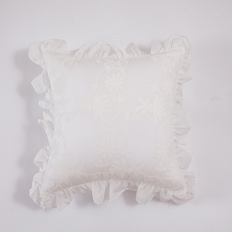 French Romantic Country Ruffle Pillowcase
