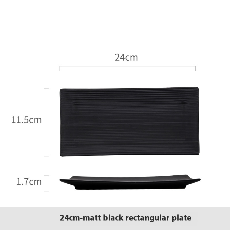 24cm Black