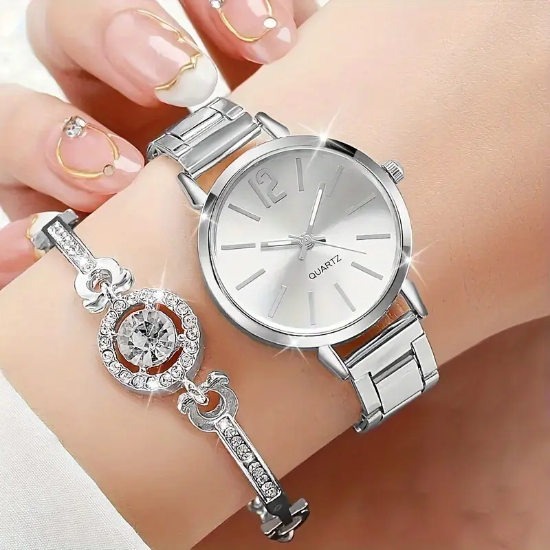 Small Silver Dial With Delicate Steel Strap