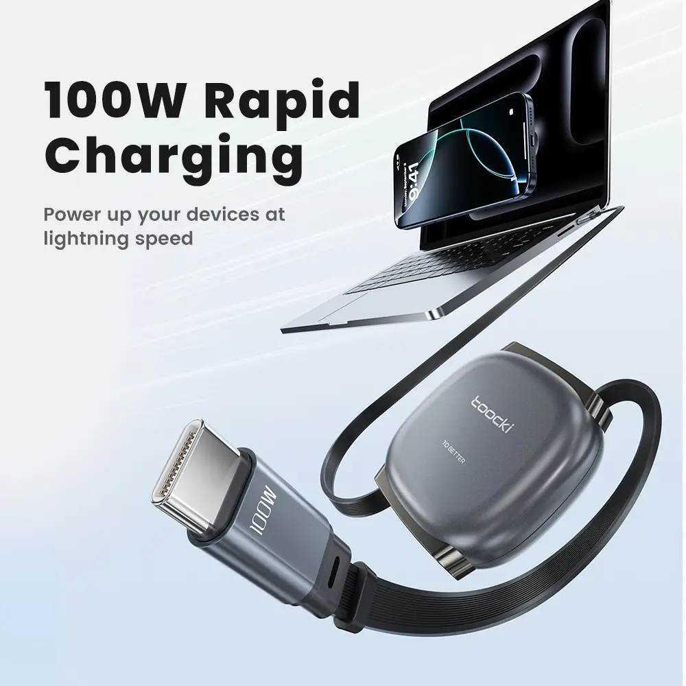 Toocki Retractable Phone Data Cable