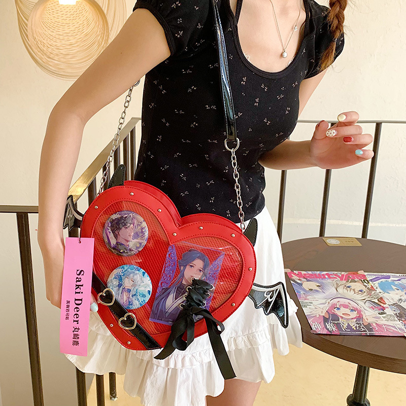 Original Anime-style Heart-shaped Pain Bag