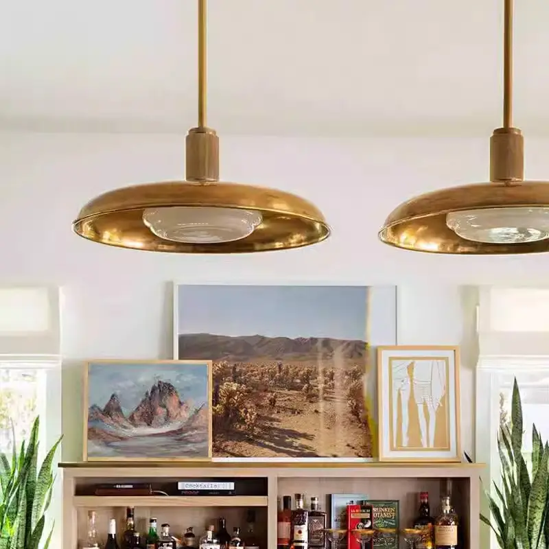 American Retro Entrance Foyer Balcony Ceiling Lamp