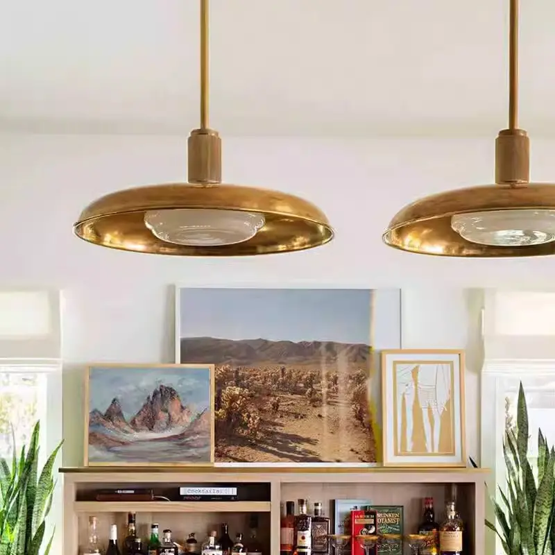 American Retro Entrance Foyer Balcony Ceiling Lamp