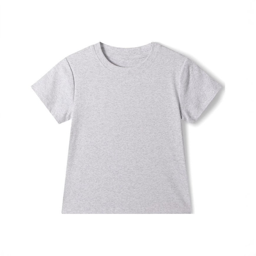 Crew-neck Slim-fit Basic Short-sleeve Bodycon