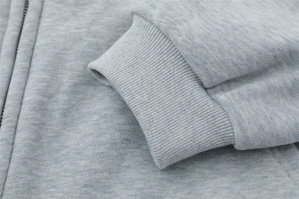 Solid Color Simple Hooded Cardigan Sweater Men's INS