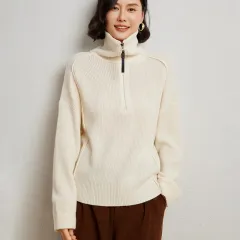 Fashion Personality Female Loose Cardigan - White - View 1