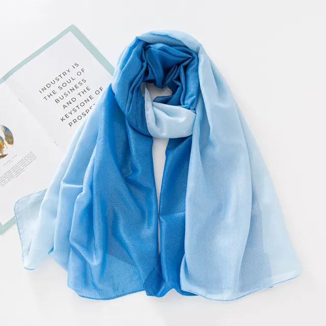 New Hemp Cotton Stitching Scarf Long Warm Style 1 - Shop at LoveMi