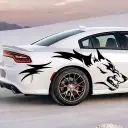 Simple Wolf Totem Decoration Automobile Sticker view 4