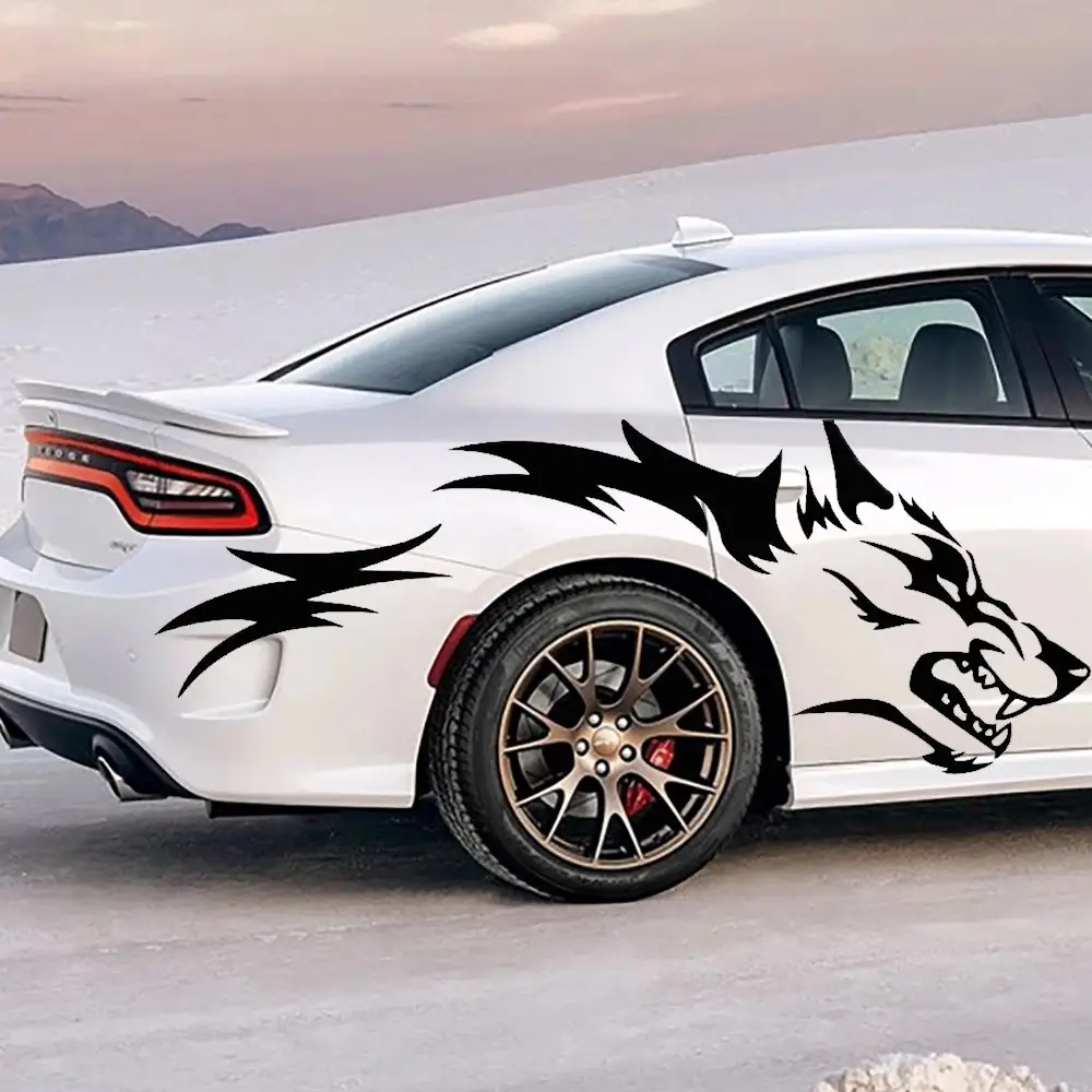 Simple Wolf Totem Decoration Automobile Sticker