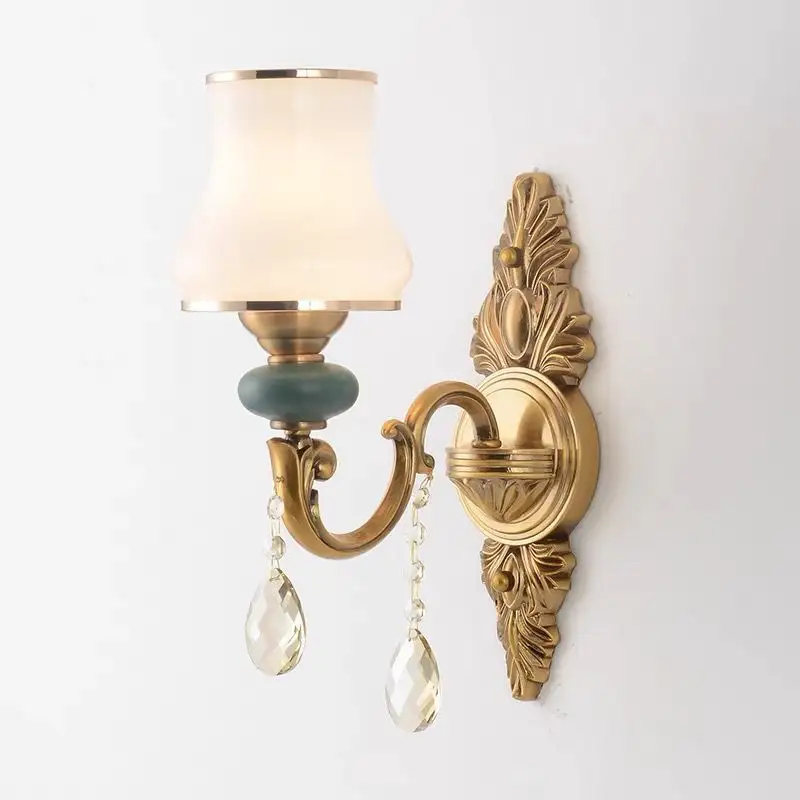 Ceramic Crystal Wall Sconce