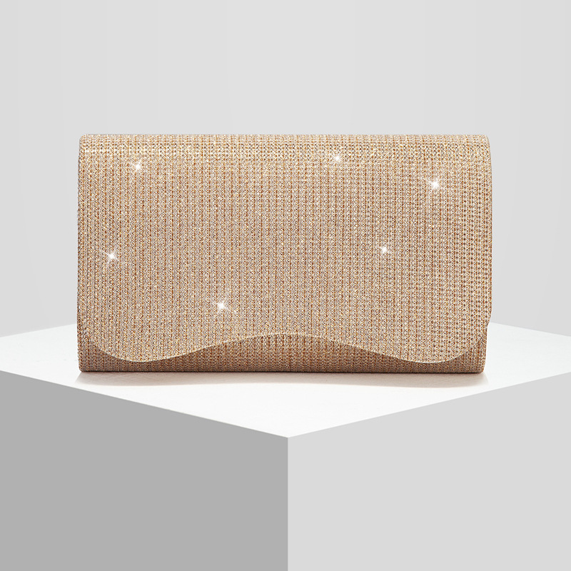 Womens Fashionable Shimmering Evening Clutch Bag