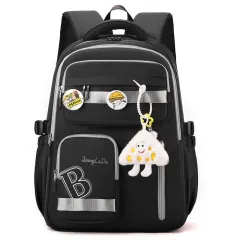 Lightweight And Large Capacity Waterproof And Stain Resistant Girls Backpack - Tan - View 1