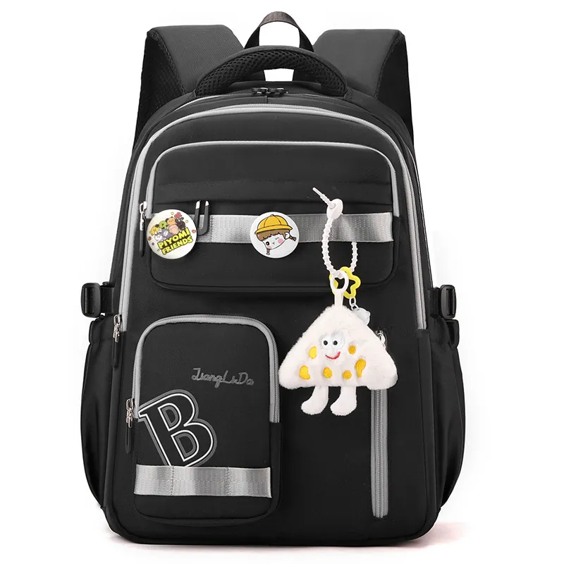 Lightweight And Large Capacity Waterproof And Stain Resistant Girls Backpack - Tan
