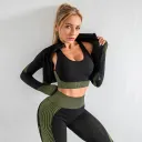 Army Green Yoga Suit
