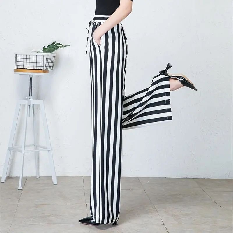 Lightweight Wide-leg Pants Women's Loose-fit