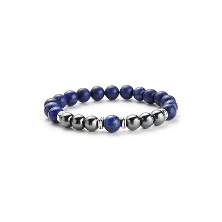 Tigereye & Haematite Bracelet Angle View