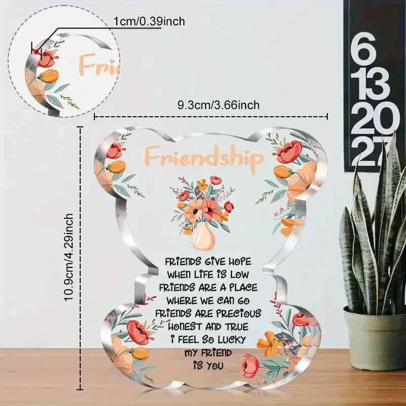 Creative Festival Decoration Acrylic Stand Desktop Crafts