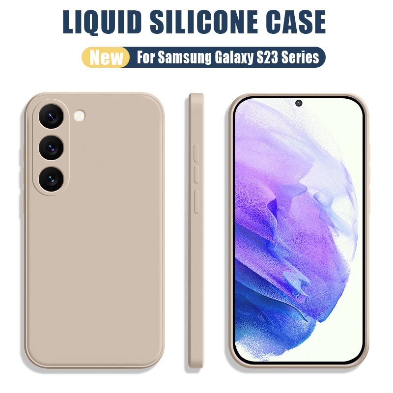 Solid Color Simple Drop-resistant Liquid Silicone Phone Case - Image 7