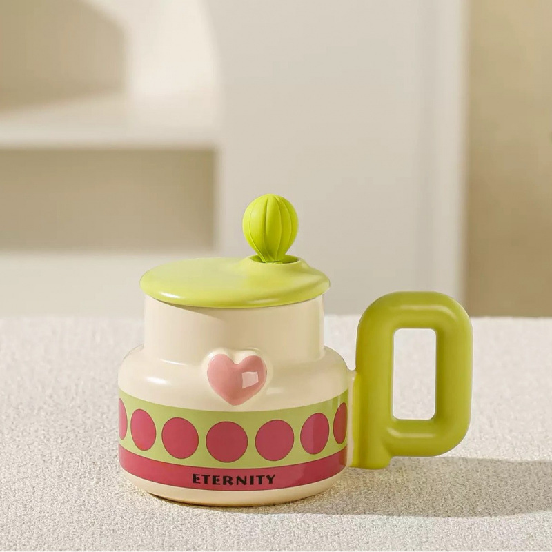 Design Mug Boys And Girls Ceramic Drinking Cup