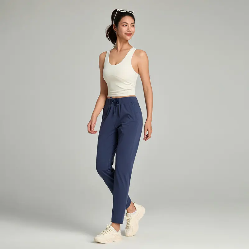 Straight-leg Casual Cropped Pants