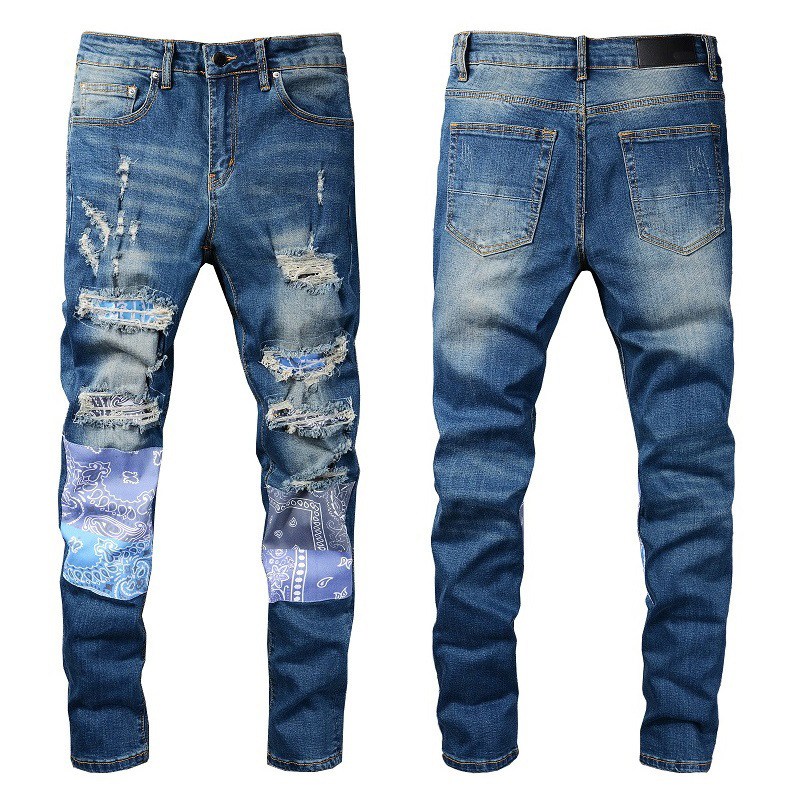 High Street Men's Hole And Patch Jeans