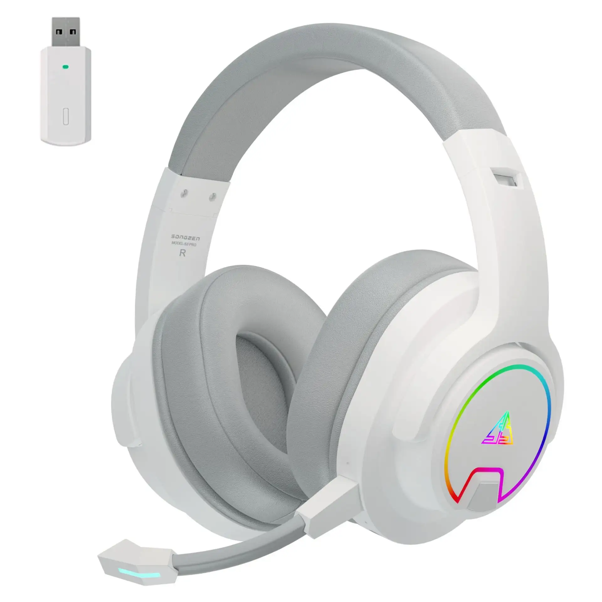 Low-latency Head-mounted Luminous Gaming Headset For E-sports