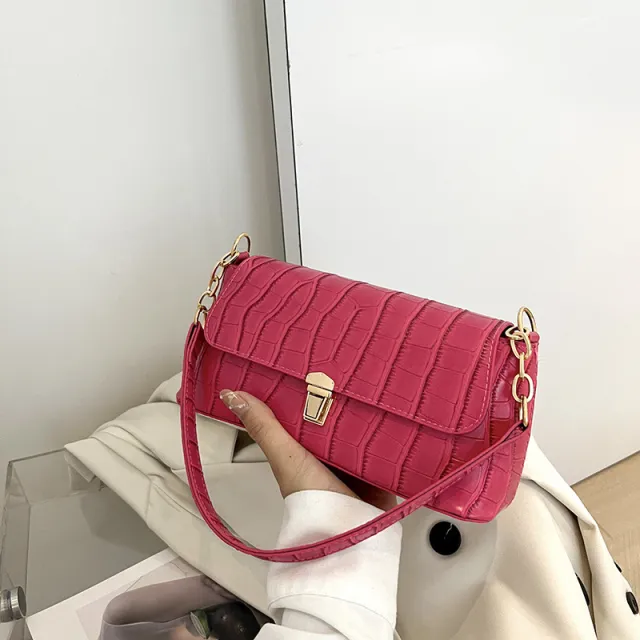 High Sense Bag Female Autumn All matching Fashion Underarm Bag Rose - Shop at LoveMi