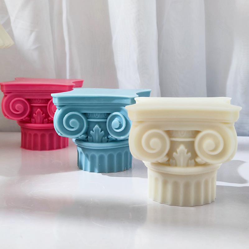Roman Pillar Candle Silicone Mold - Image 4