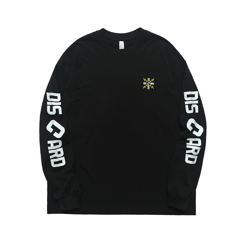 Letter Printed Long-sleeved T-shirt Same Niche Design Top