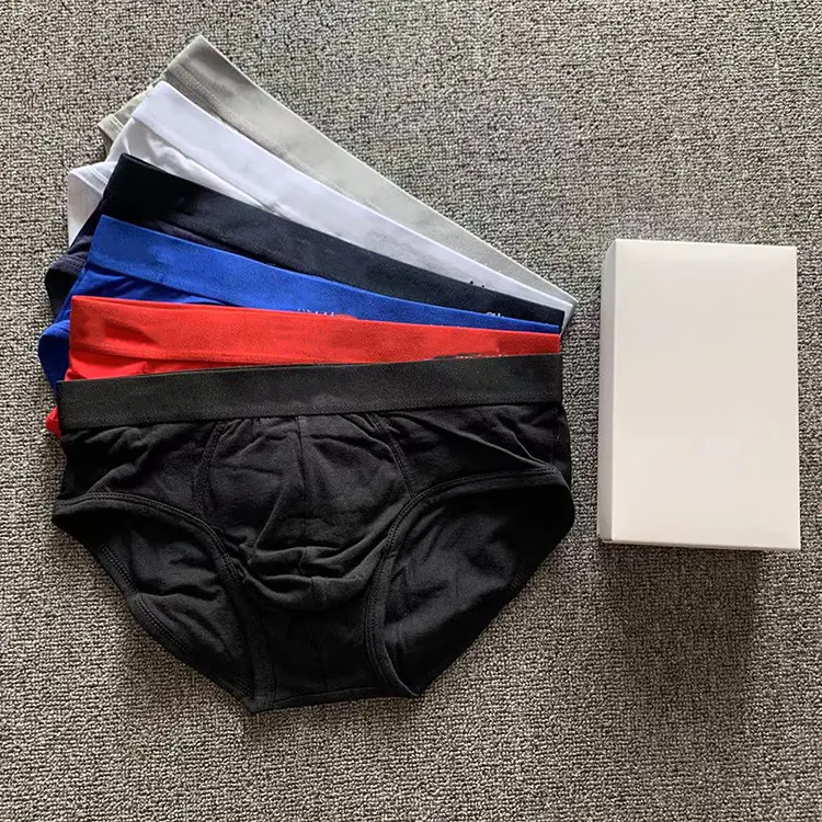 Men's Cotton Boxer Briefs Plus-Size Breathable Underwear