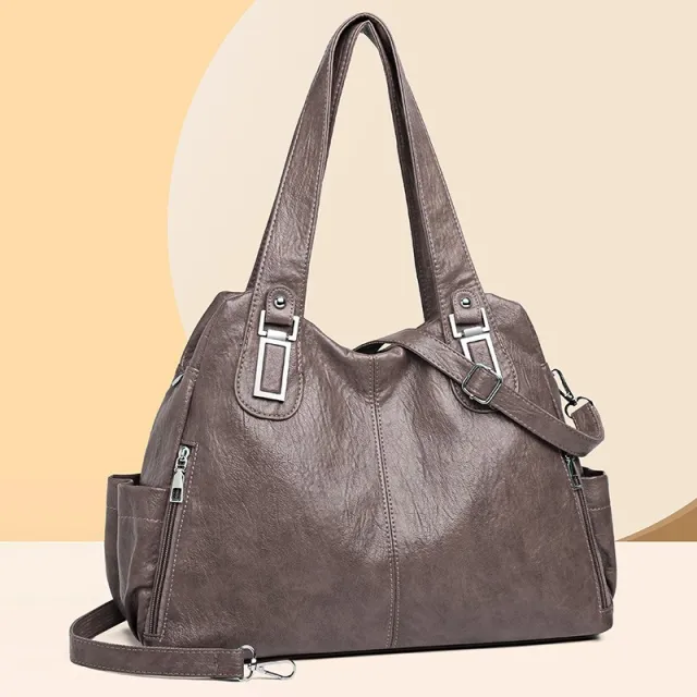 New Women's Bag European And American Big Bag Portable Tote Bag Khaki - Shop at LoveMi
